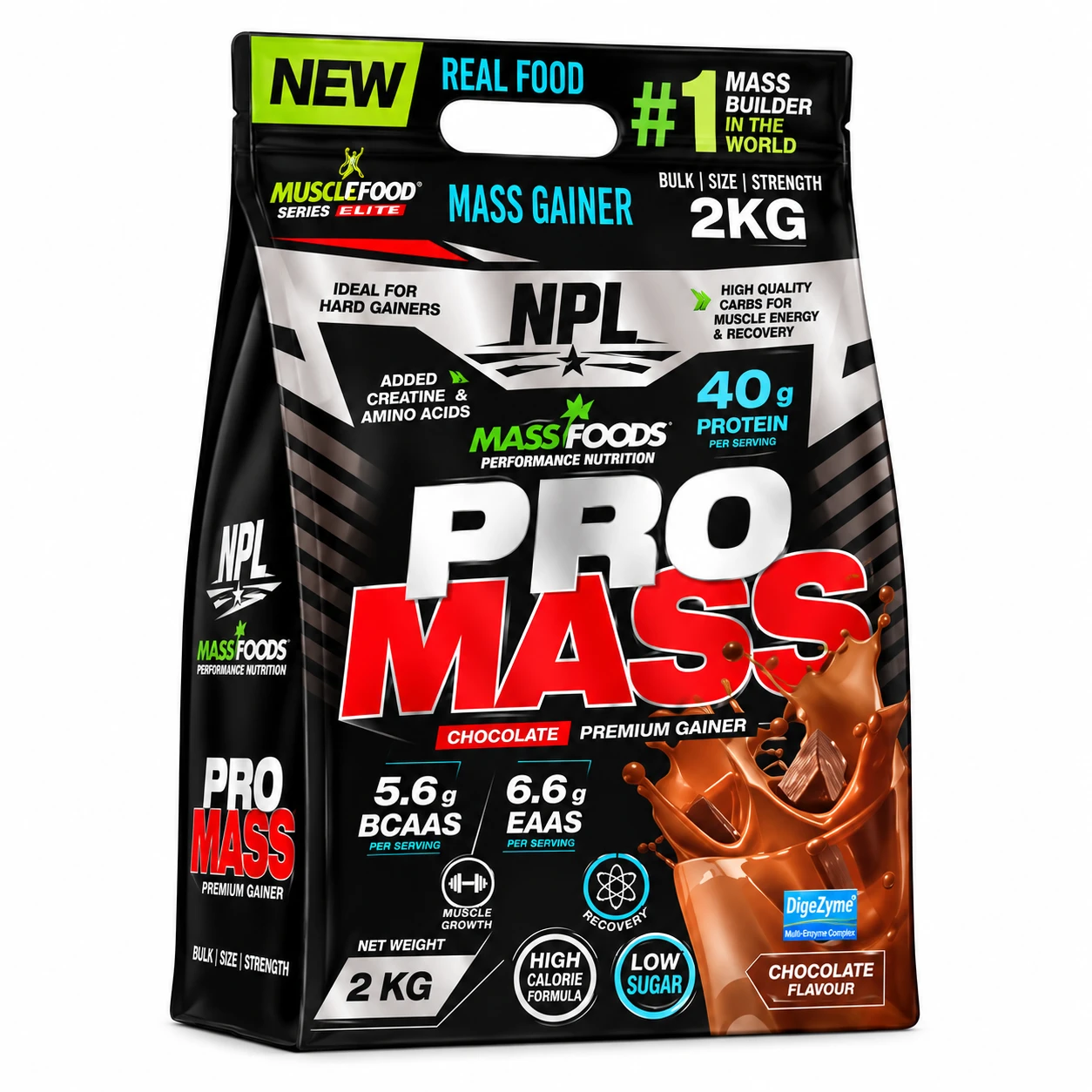NPL Pro Mass Premium Gainer – Chocolate – 2 kg