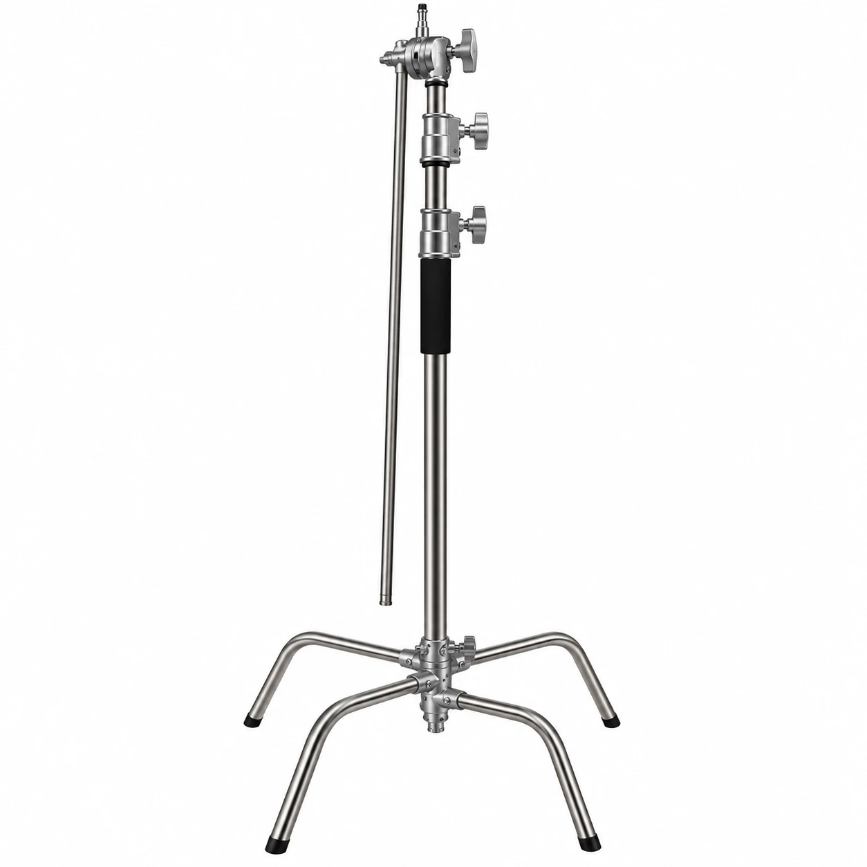 C-Stand Profissional em Aço Inoxidável para Iluminação de Estúdio