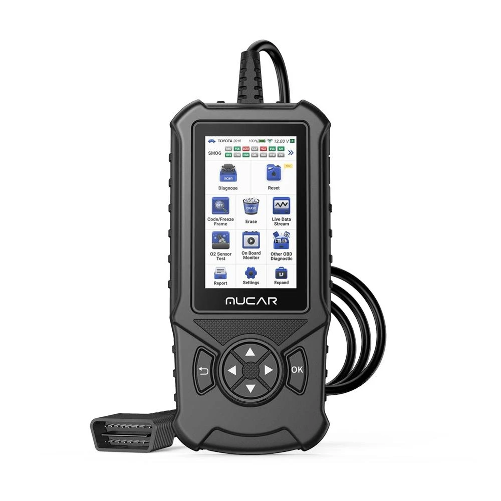 Scanner Automotivo Profissional OBD2 MUCAR CDE900 Multimarcas com AutoVIN e Wi-Fi