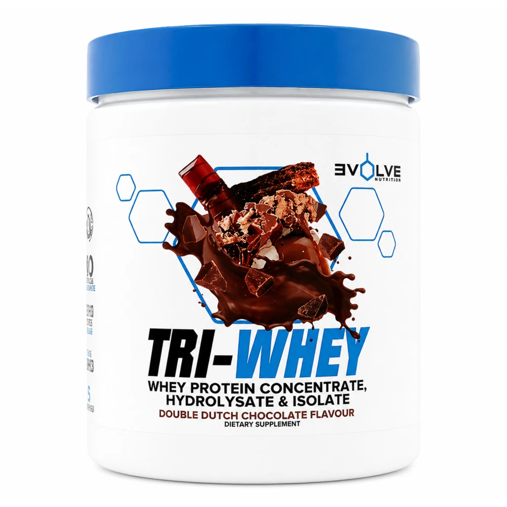 Evolve Nutrition Tri-Whey Protein Chocolate – Proteína 3 em 1