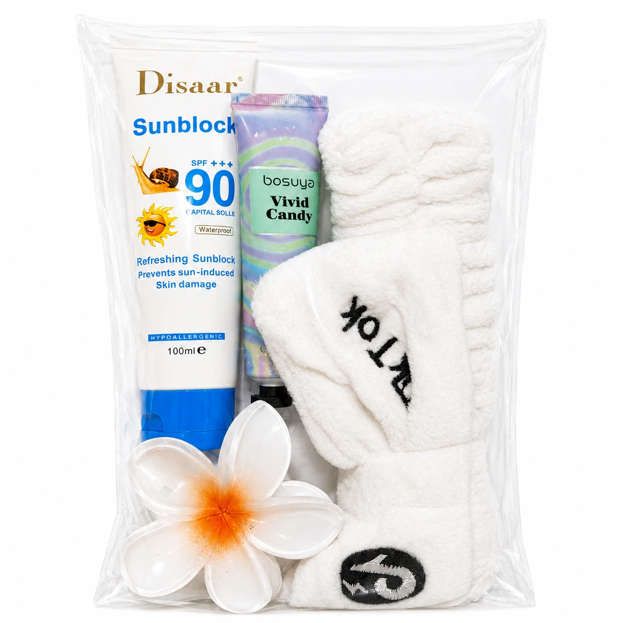Kit de Cuidados Pessoais White Beauty Spa – 4 Peças