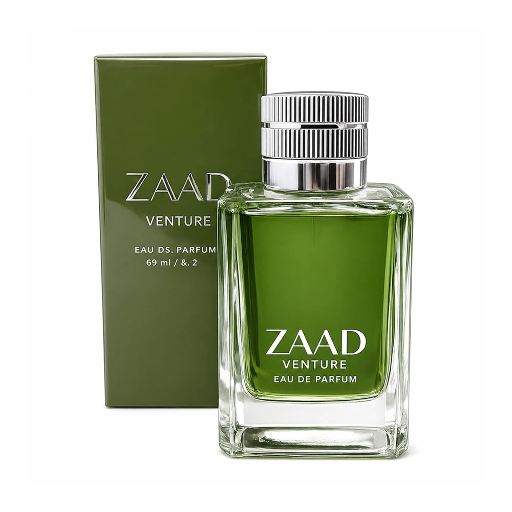 Zaad Venture Eau de Parfum Masculino – Amadeirado Aromático