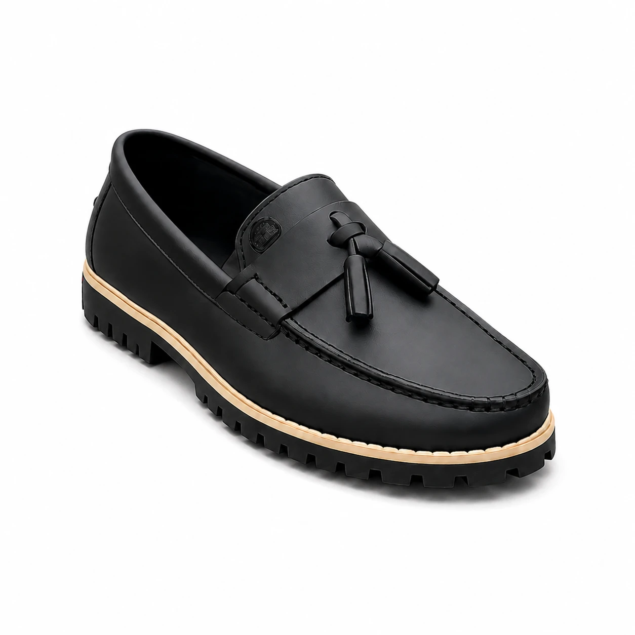 Sapato Masculino Loafer Premium com Tassel – Preto