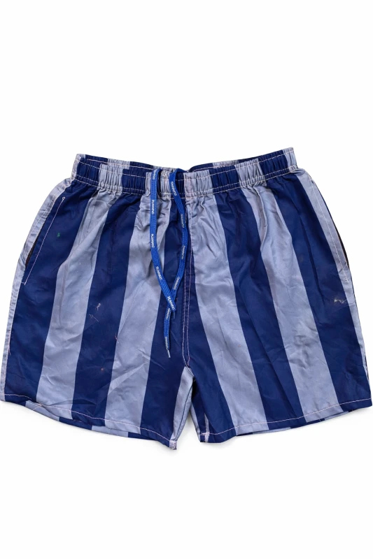 Calção Masculino Listrado Azul