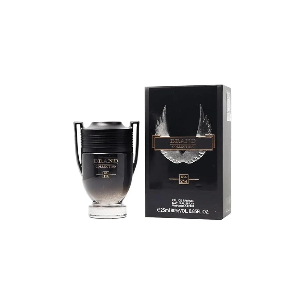 Brand Collection 214 – Perfume Masculino Intenso 25ml (Longa Duração)