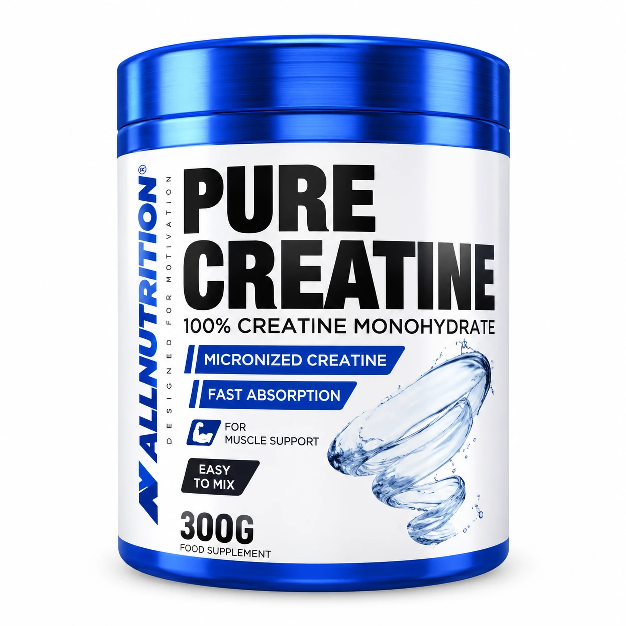 ALLNUTRITION Pure Creatine Monohydrate 300g – 100 Porções