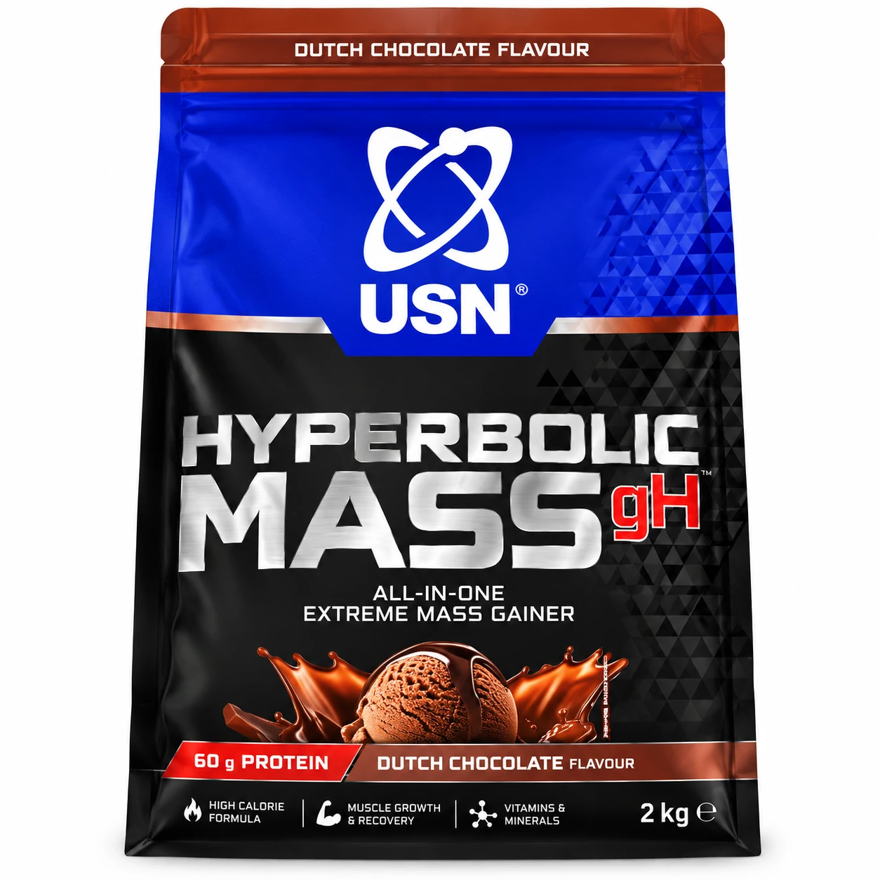 USN Hyperbolic Mass gH – Dutch Chocolate – 2 kg