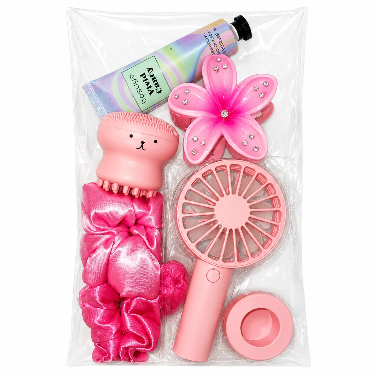 Kit Feminino Rosa Beauty Care Premium – 6 Peças