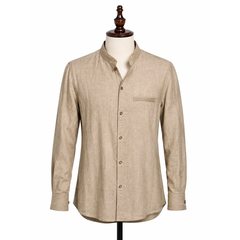 Camisa Masculina  de Mangas Compridas