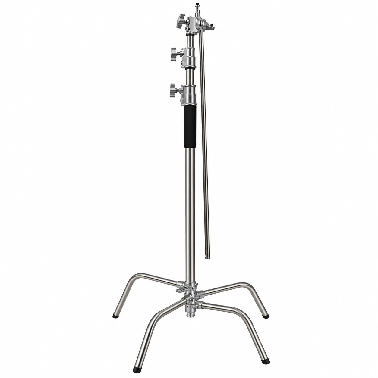 C-Stand Profissional em Aço Inoxidável para Iluminação de Estúdio