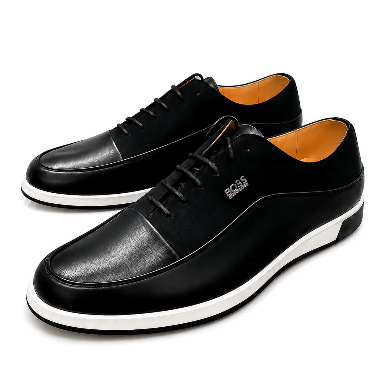 BOSS Premium Leather Derby Comfort Edition