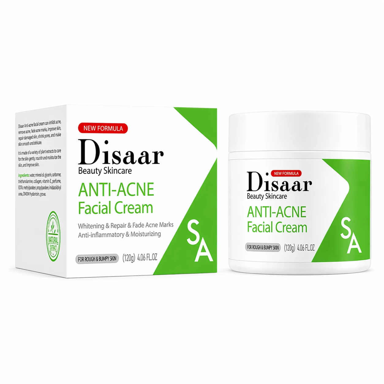 Disaar Radiance Boost Facial Cream – Vitamina C, Niacinamida & Colagénio