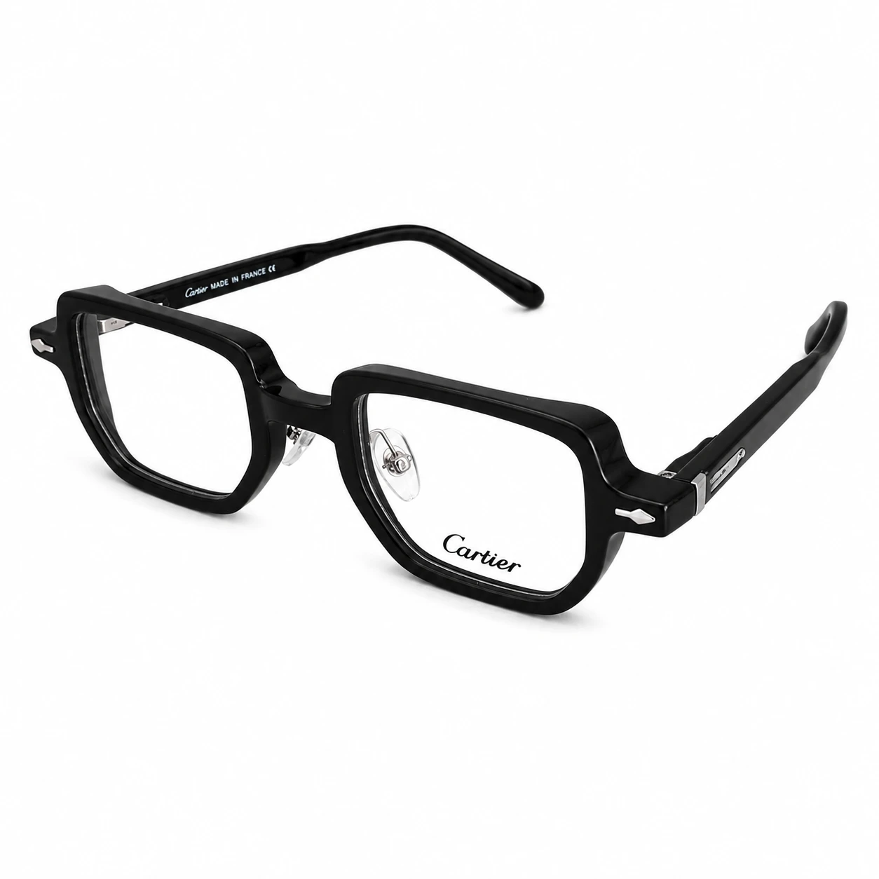 Óculos Cartier Luxury Frame Preto – Armação Premium Unissex