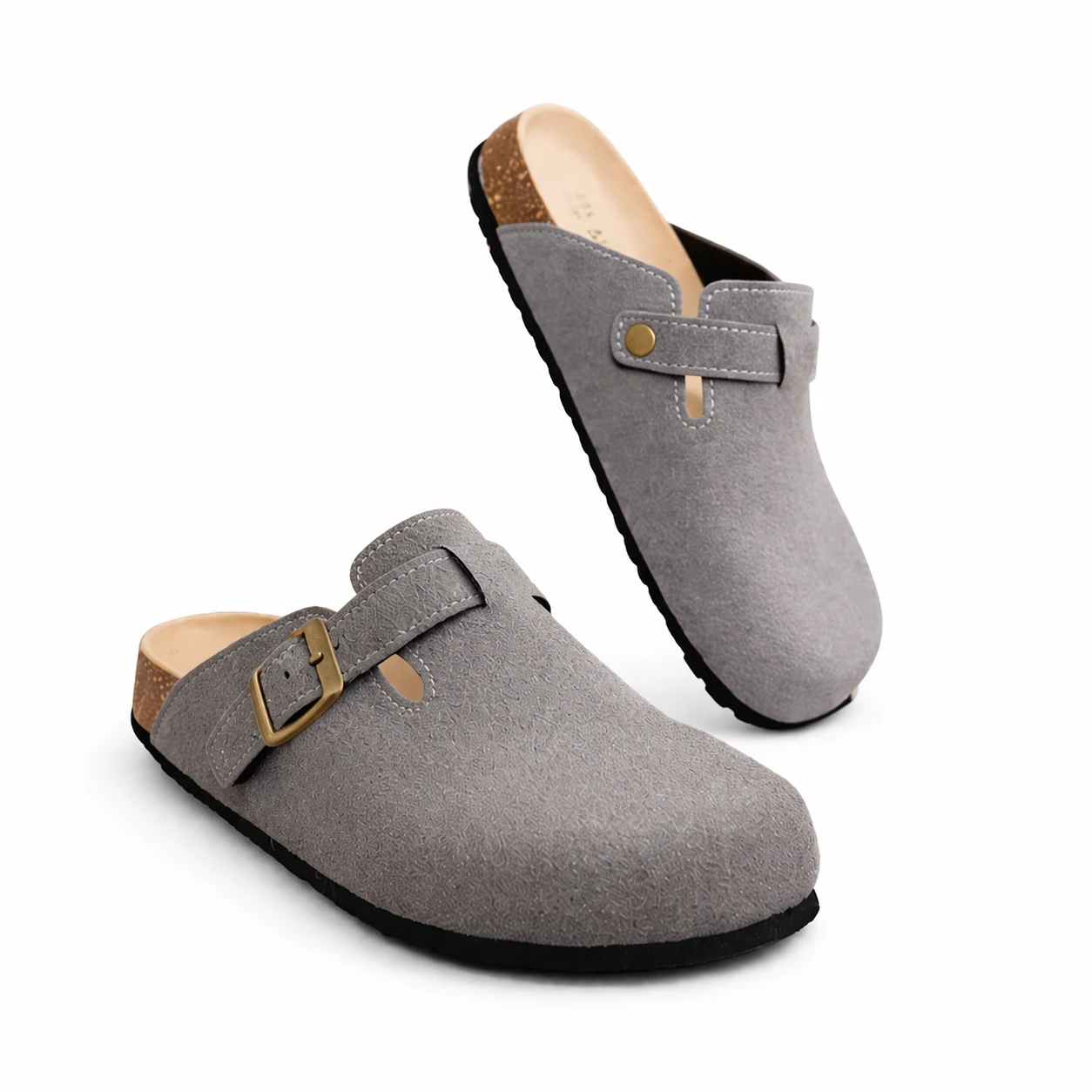 Cork Sole Mule Premium Dk. Brown – Conforto Natural & Estilo Minimalista