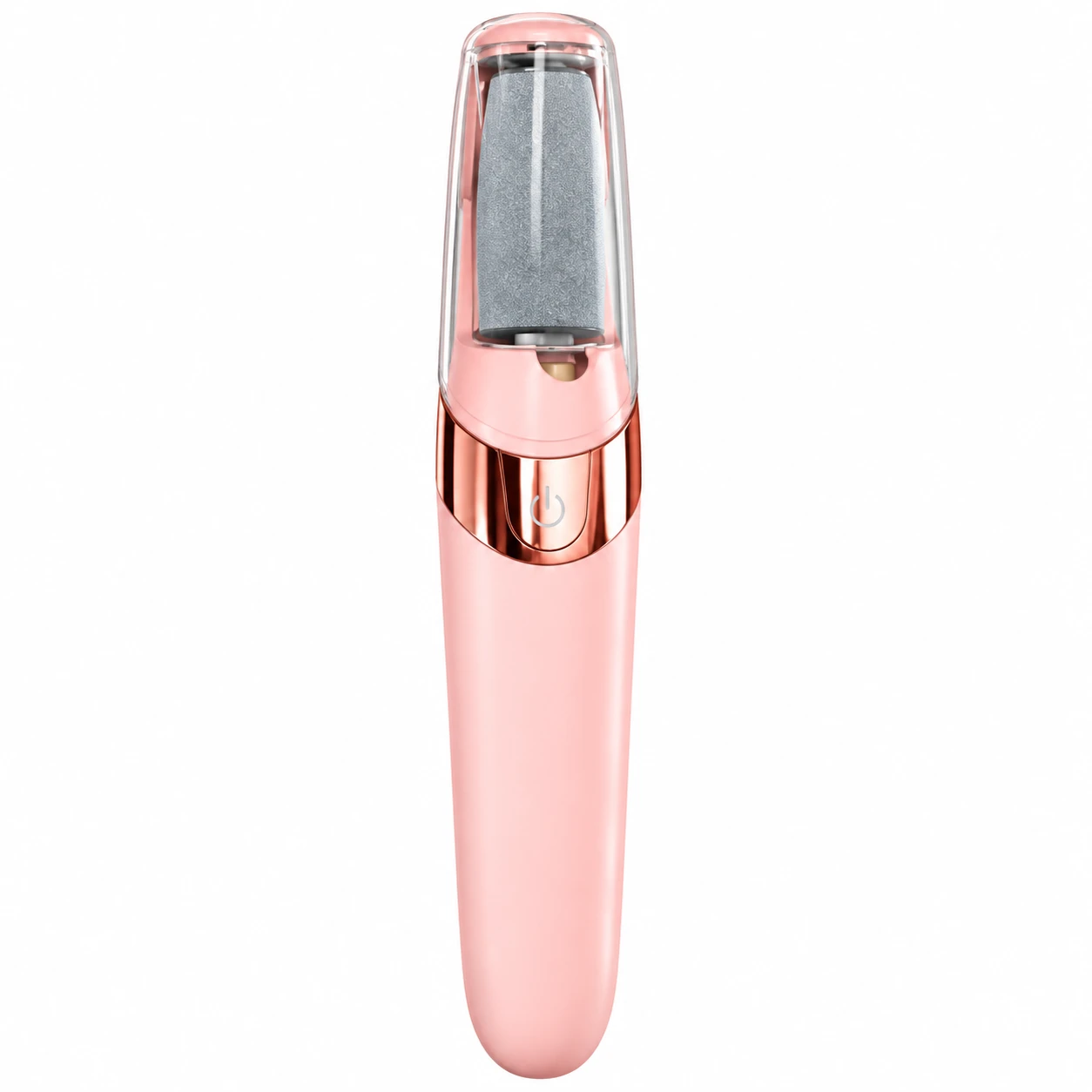 Lixa Elétrica Portátil para Pés – Removedor de Calos Recarregável USB com 2 Refis de Lixa – Rosa