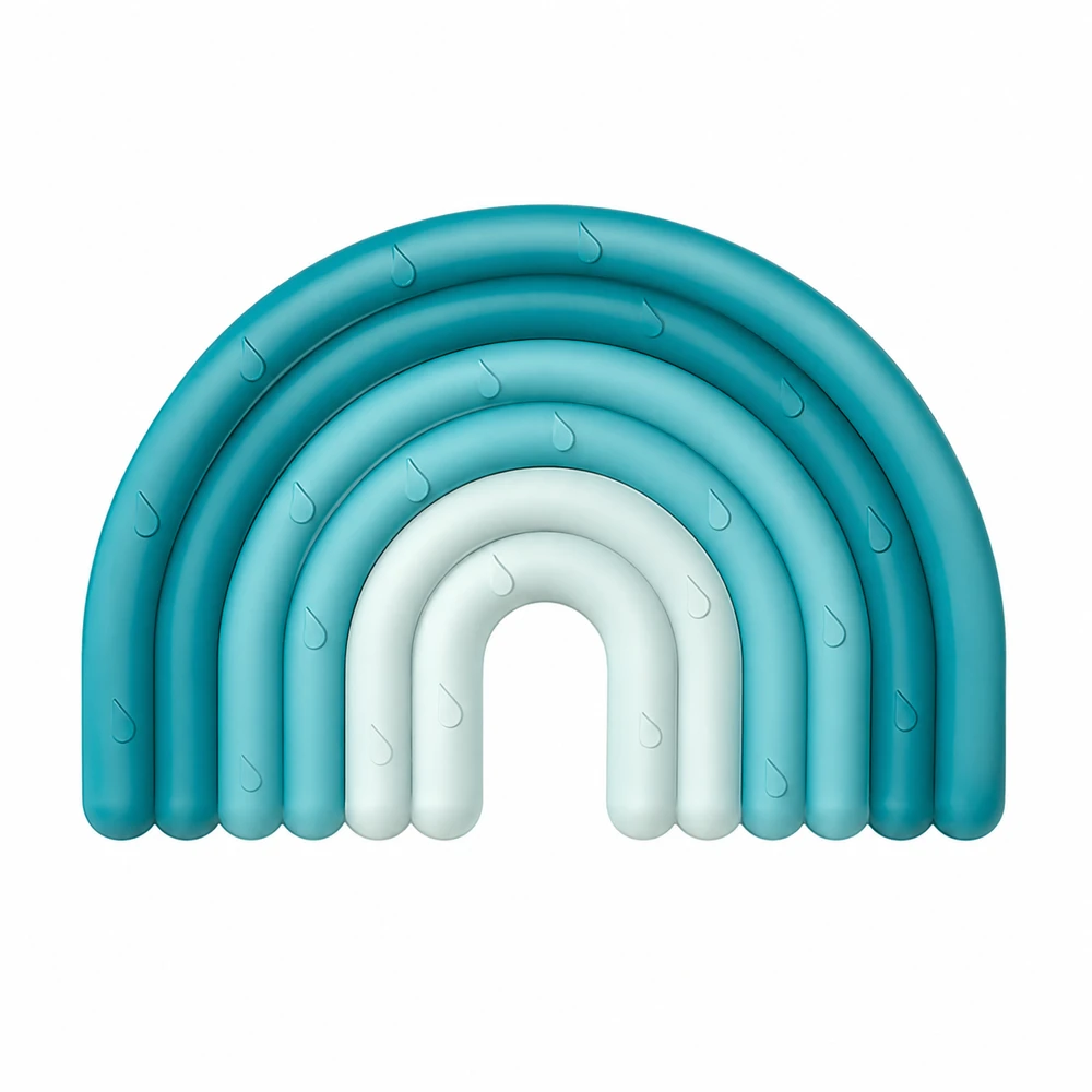 Suavinex Mordedor de Silicone Arco-Íris Fase 1 para Bebés