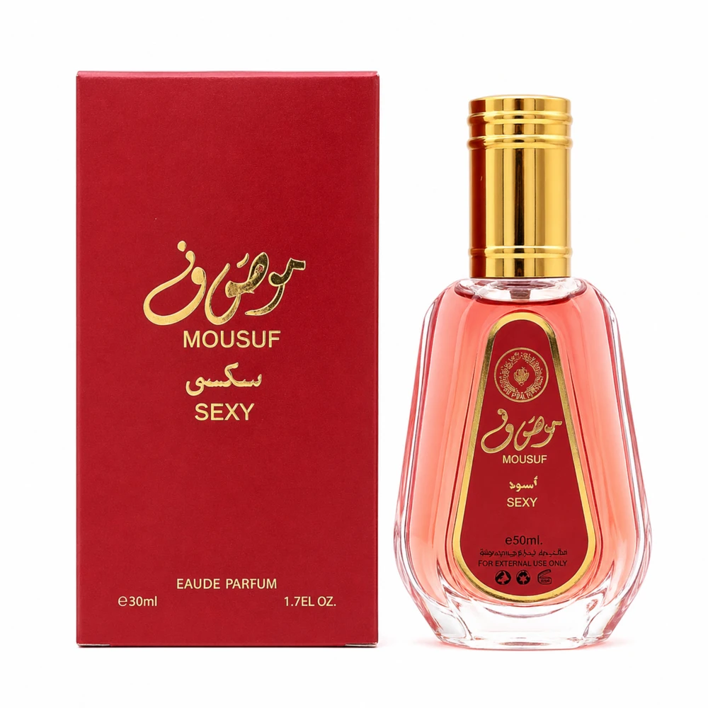Mousuf Sexy Eau de Parfum 50ml – Perfume Árabe Feminino Elegante e Sedutor