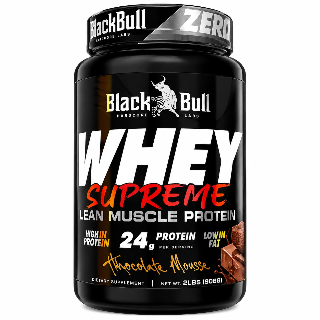 BlackBull Whey Supreme Lean Muscle Protein 908g – Chocolate Mousse