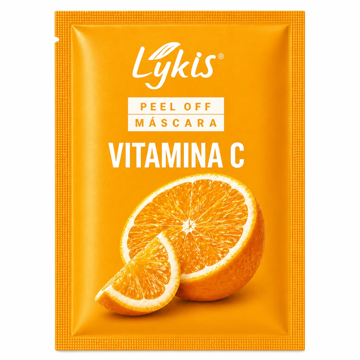 Máscara Facial Lykis Vitamina C Peel Off – Iluminadora