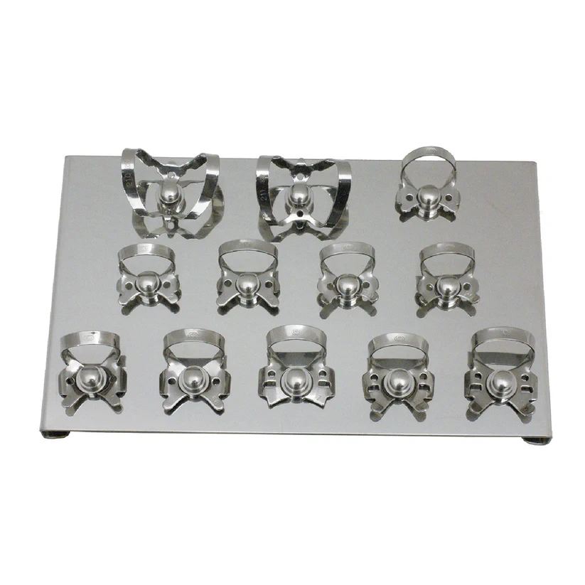 Kit de Isolamento Dentário com Grampos e Alicates