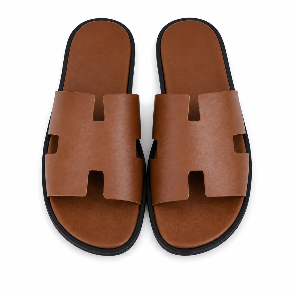 Chinelo Slide Tira Recortada