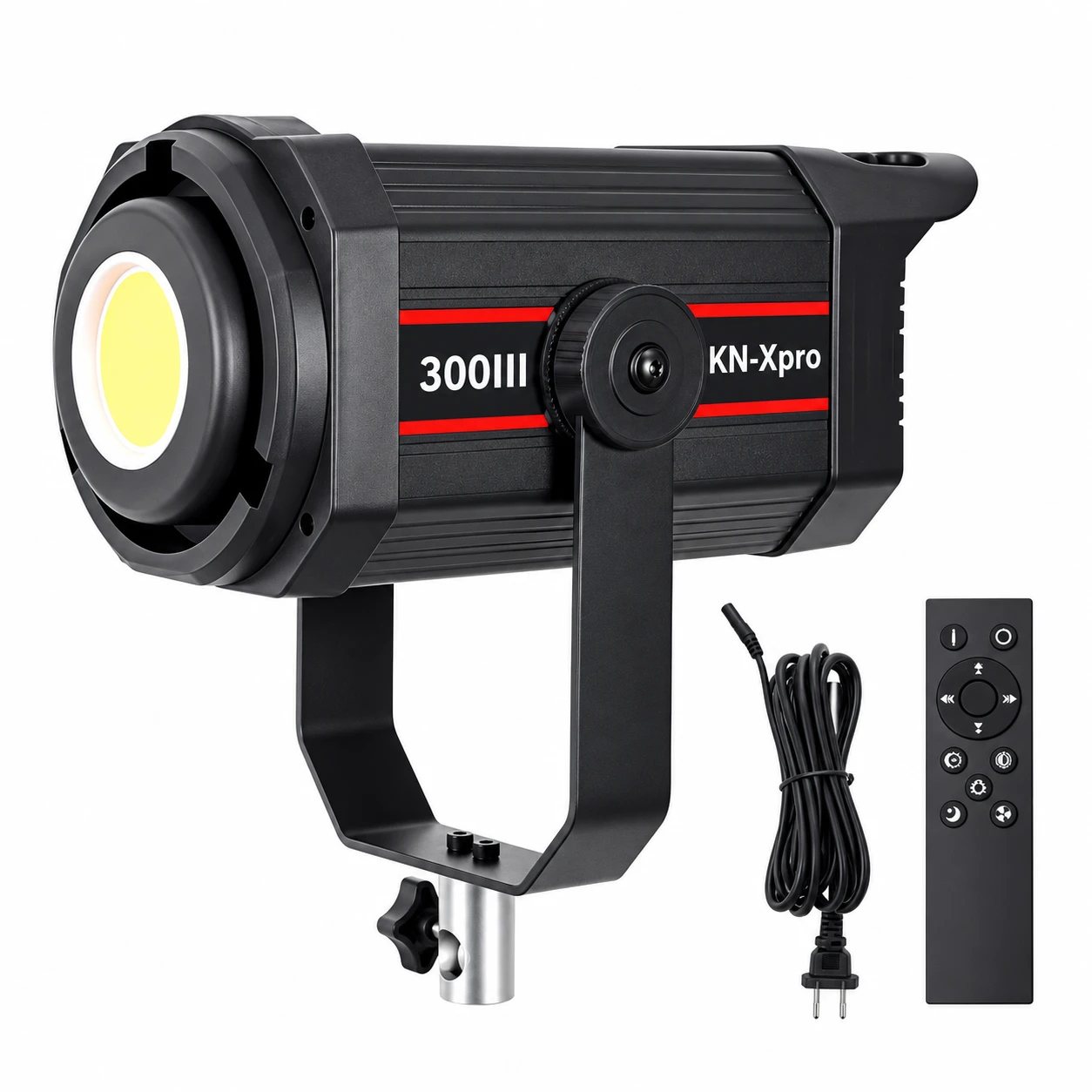Iluminador LED Profissional KN-Xpro 300III com Comando Remoto