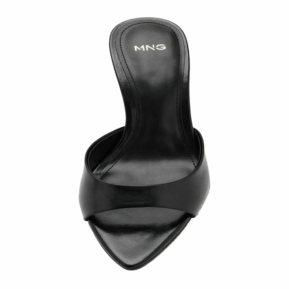 Sandália Mule Feminina Salto Fino Elegante