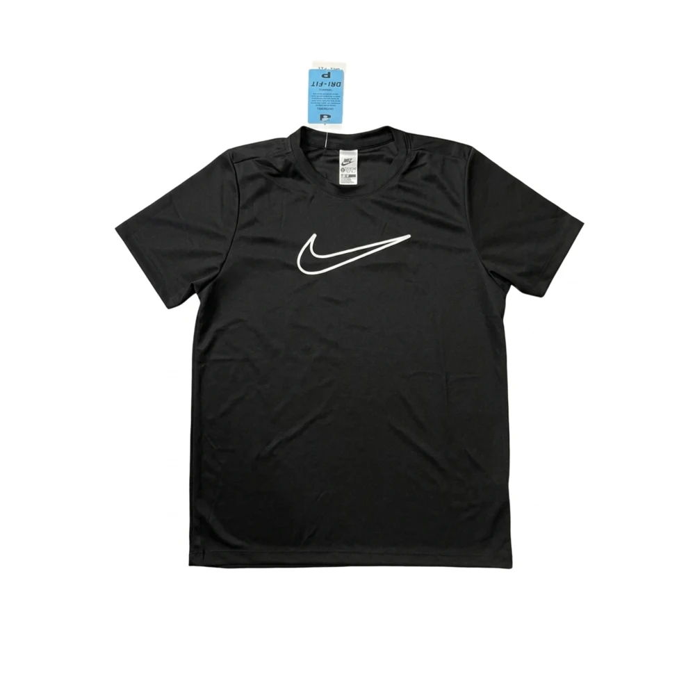 Camiseta Nike Dri-FIT Branca com Logo Swoosh