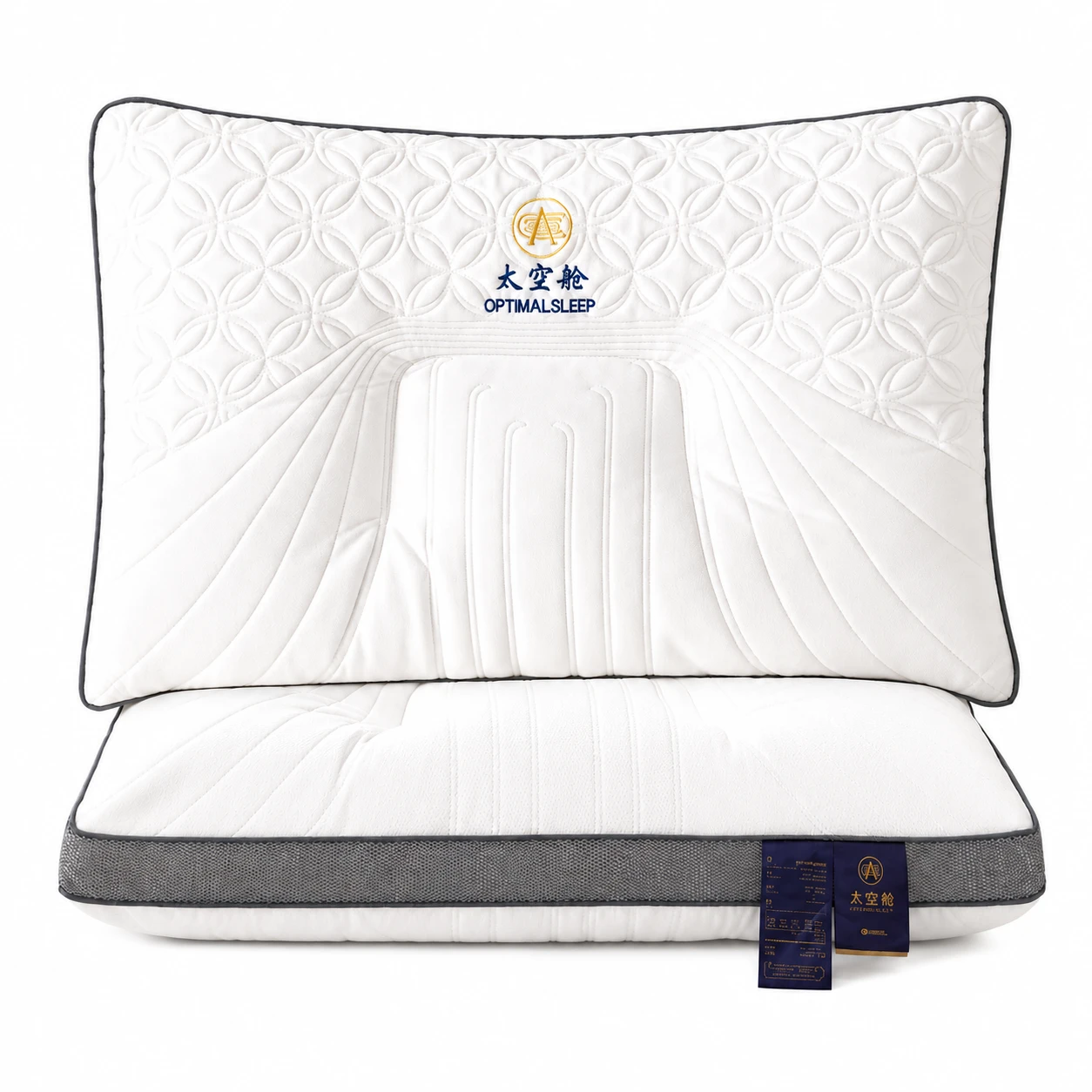 Travesseiro Ergonômico Cervical em Espuma Viscoelástica Memory Foam