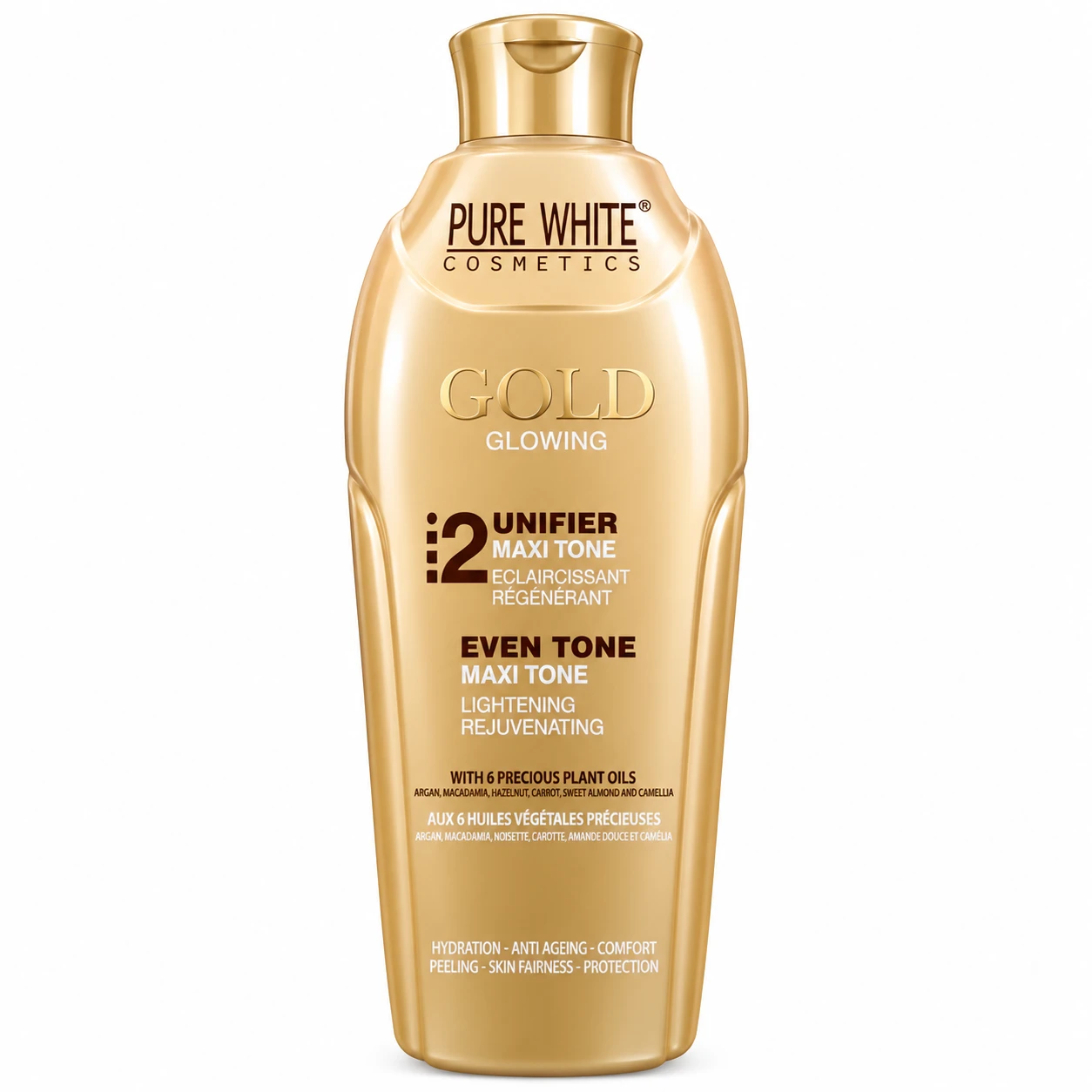 Loção Corporal Pure White Gold Glowing – 200 ml