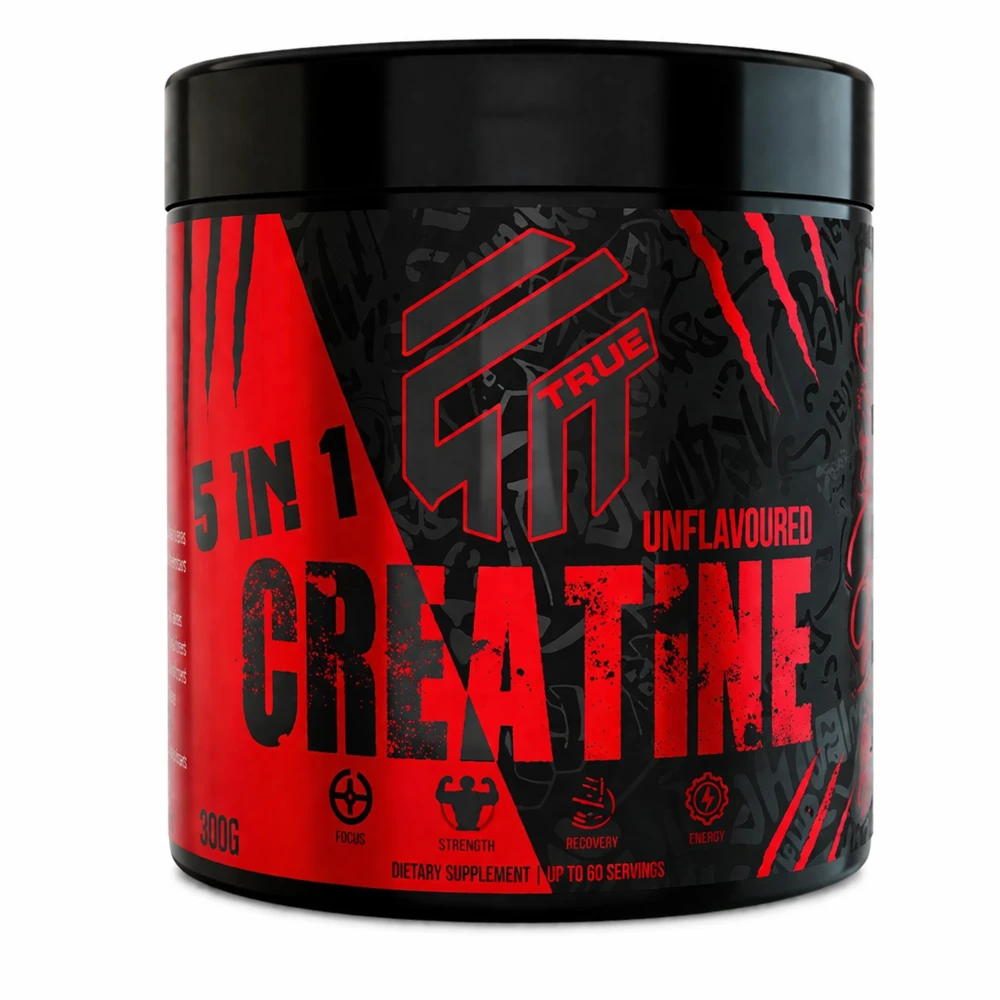 Creatina 5 em 1 True Supplements Nutrition 300g – Força, Energia e Recuperação