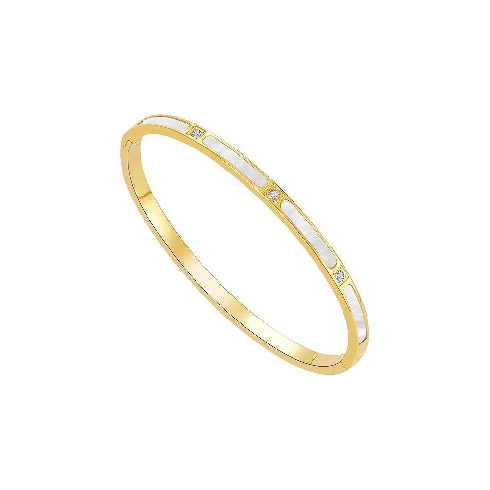 Pulseira Elegance Pérola & Zircônia