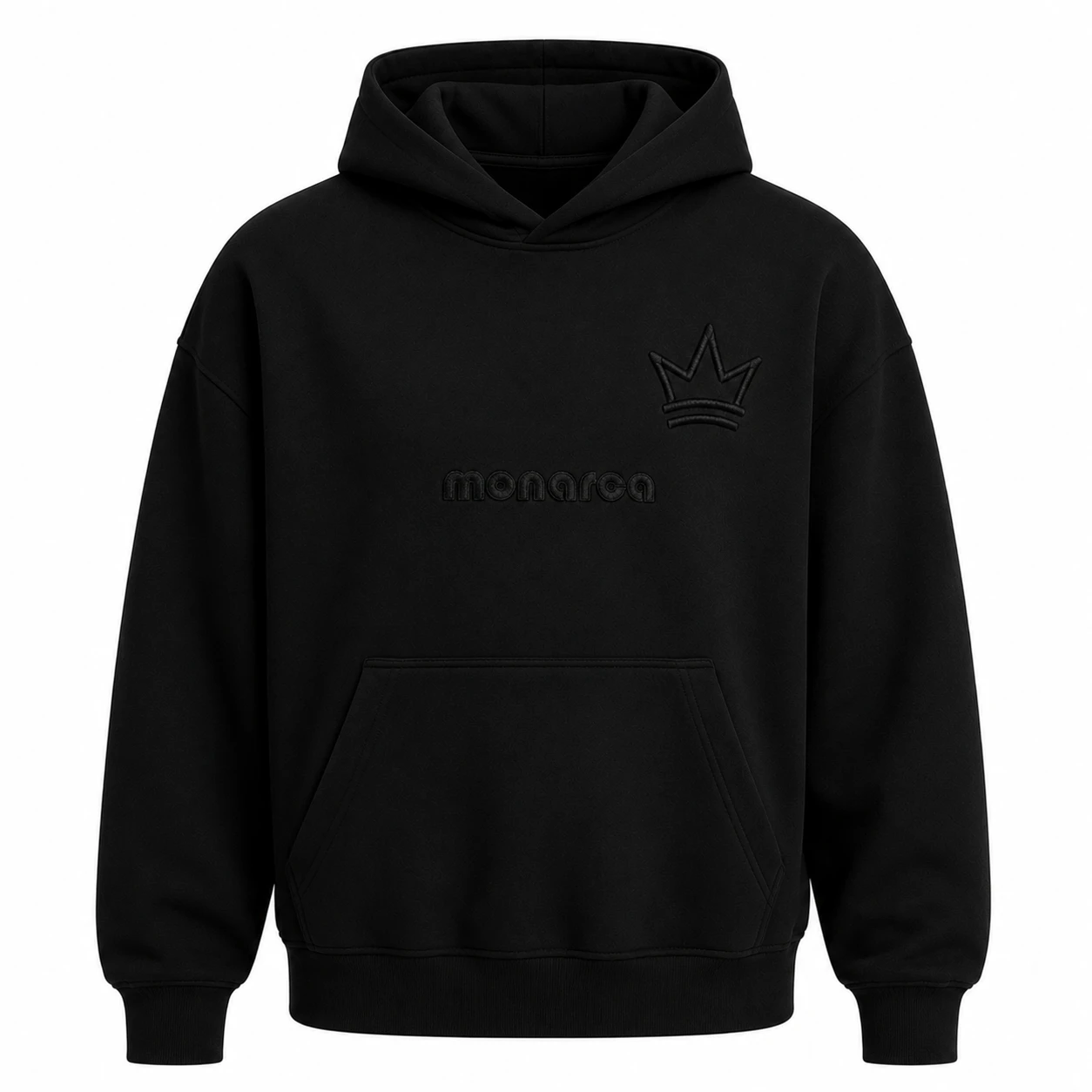 Casaco Monarca Oversized Premium – Preto Total