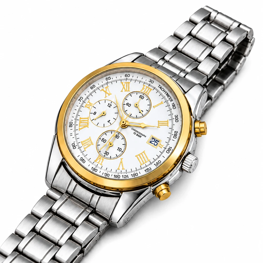 Relógio SEKONDA Masculino Prata e Dourado