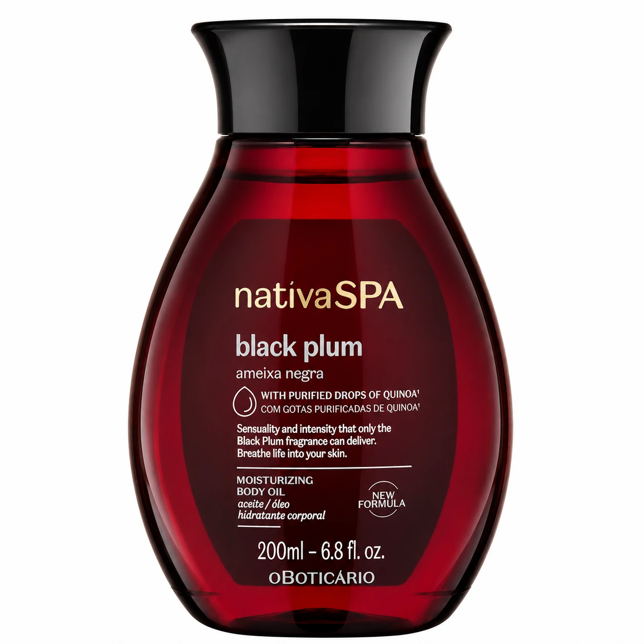 Nativa SPA Ameixa Negra Óleo Hidratante Corporal Perfumado 200ml