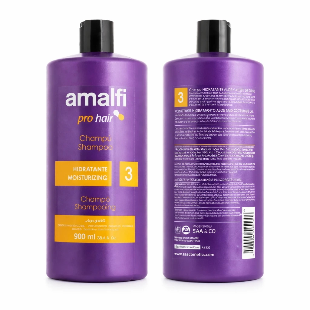 Shampoo Amalfi, 900 ml, Hidratante.
