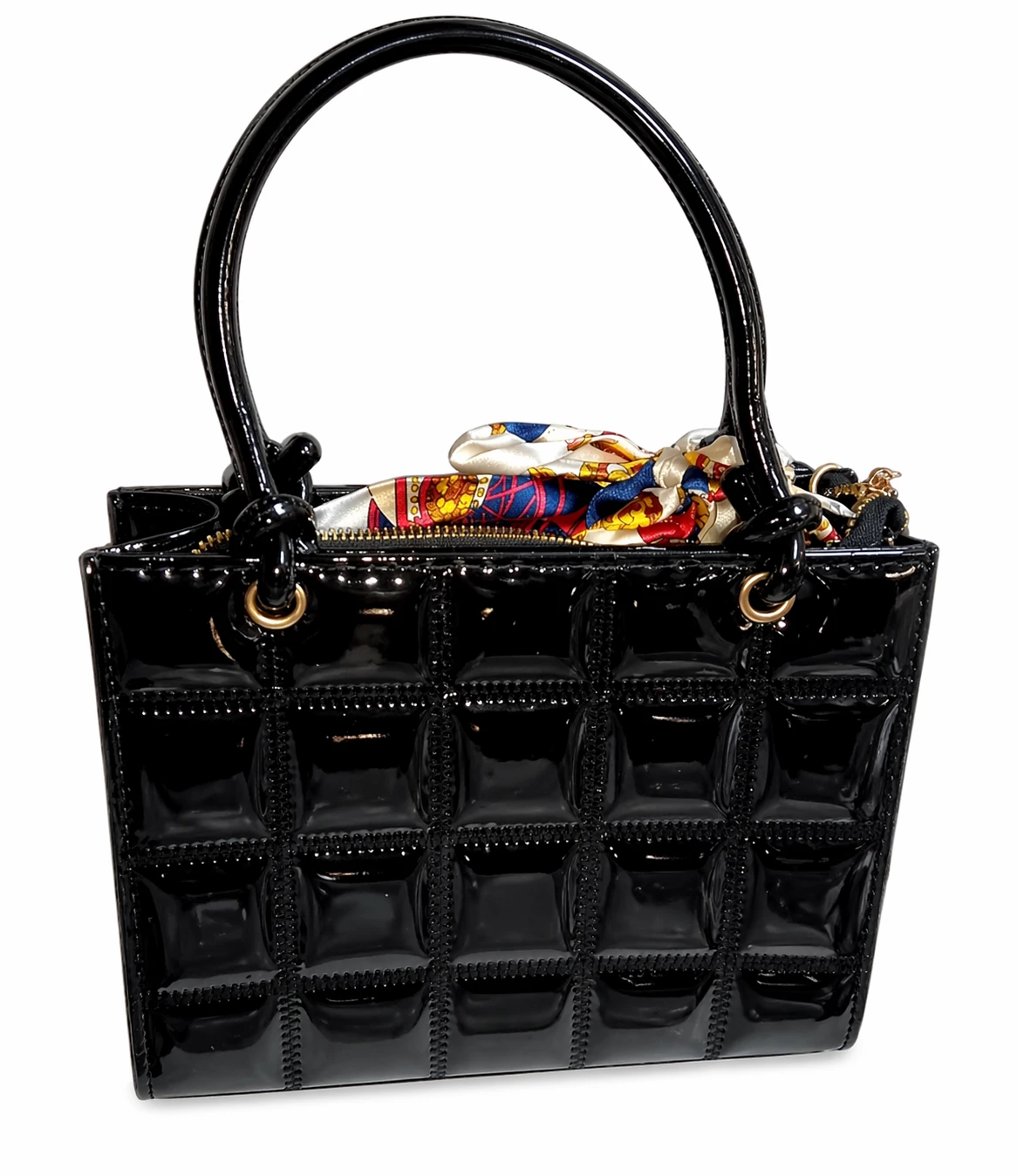Bolsa Feminina Luxo Alça e Lenço