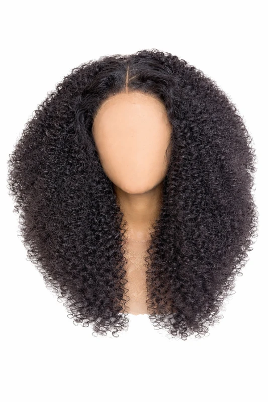 Peruca Afro Cacheada Volumosa com Repartição Natural(orgânica)