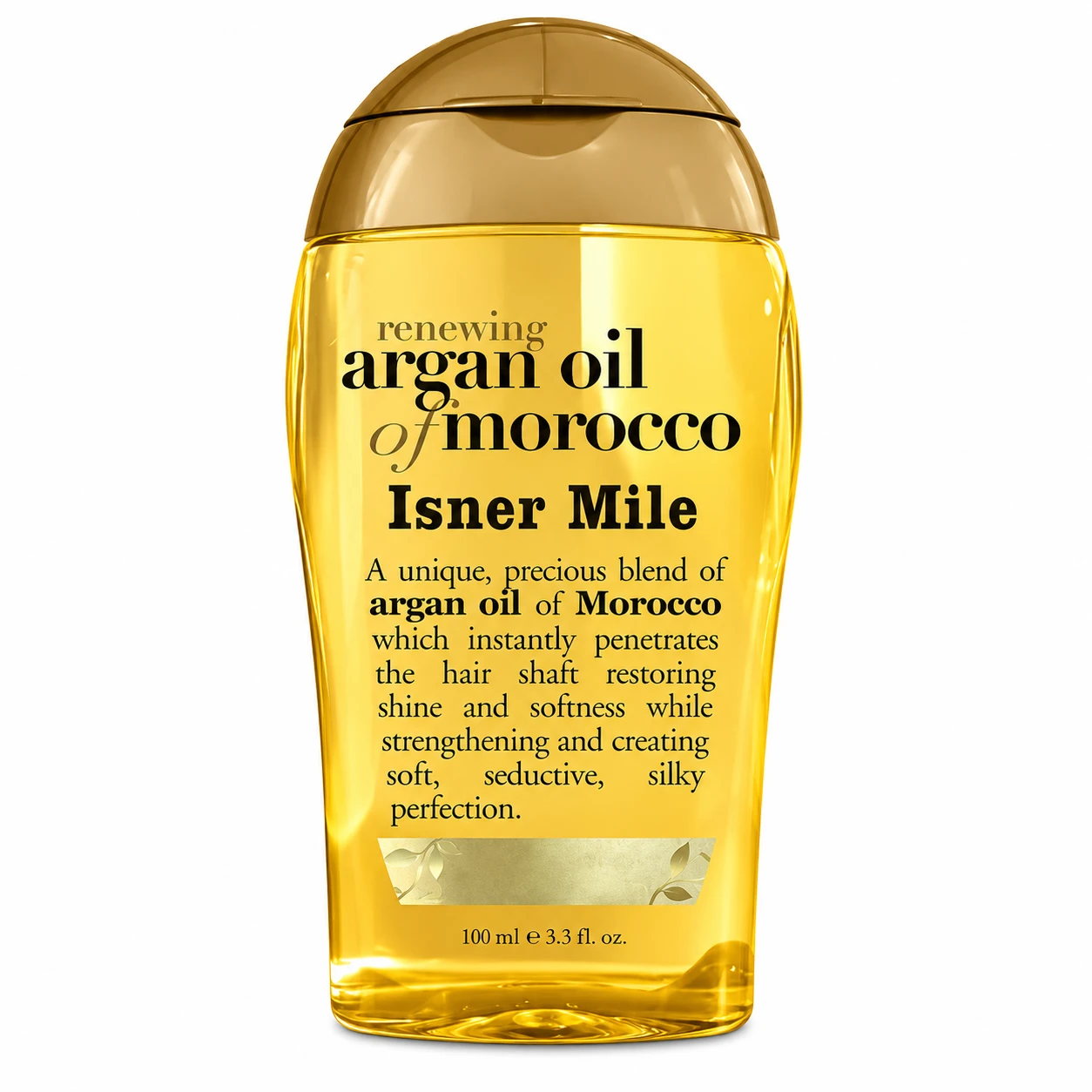 Óleo de Argão de Marrocos Isner Mile para Pele e Cabelo – 100 ml