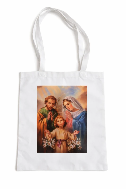 Bolsa Religiosa Sagrada Família Branca
