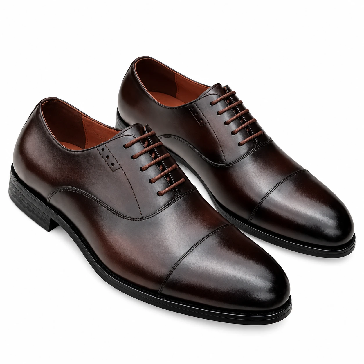 Sapato Social Masculino Renato Castello Oxford – Castanho Escuro
