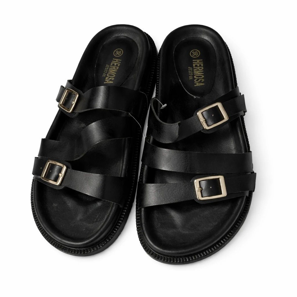 Sandálias Femininas Elegantes com Fivela