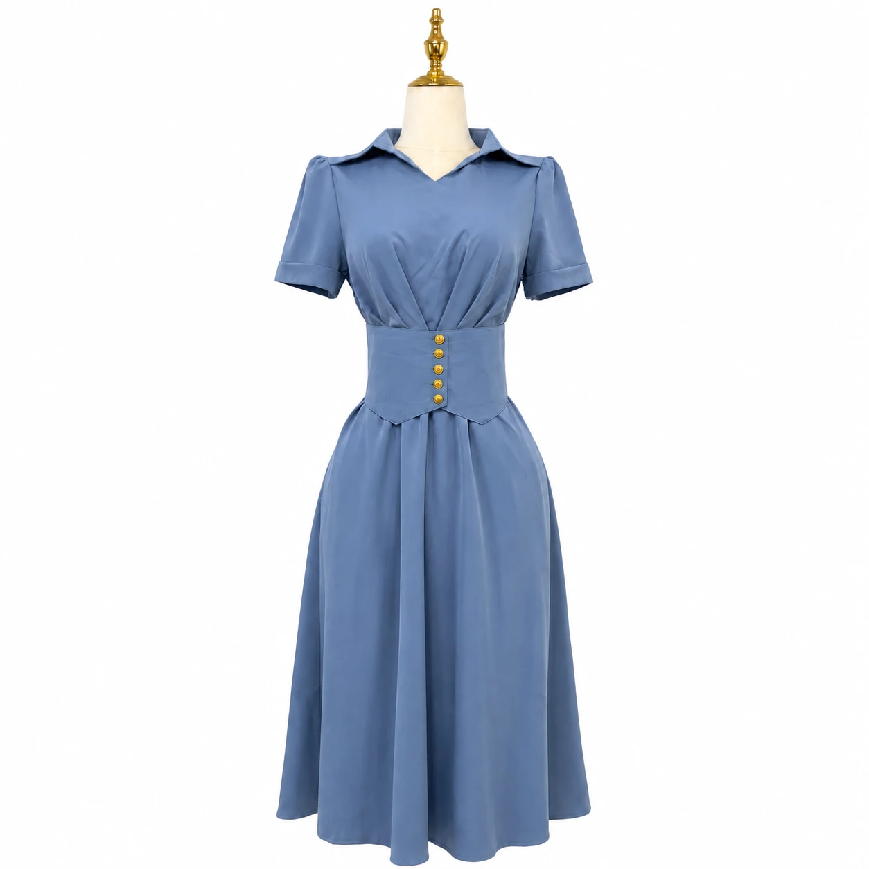 Vestido Feminino Vintage Elegance Premium