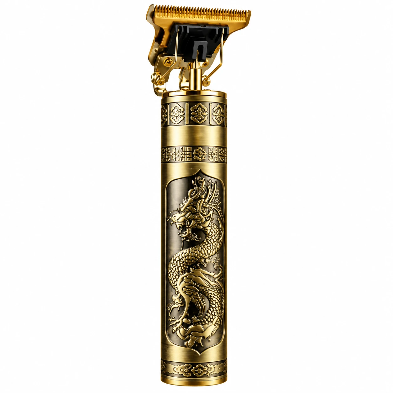 Máquina de Cortar Cabelo Profissional Sem Fio com Lâmina T – Dourada