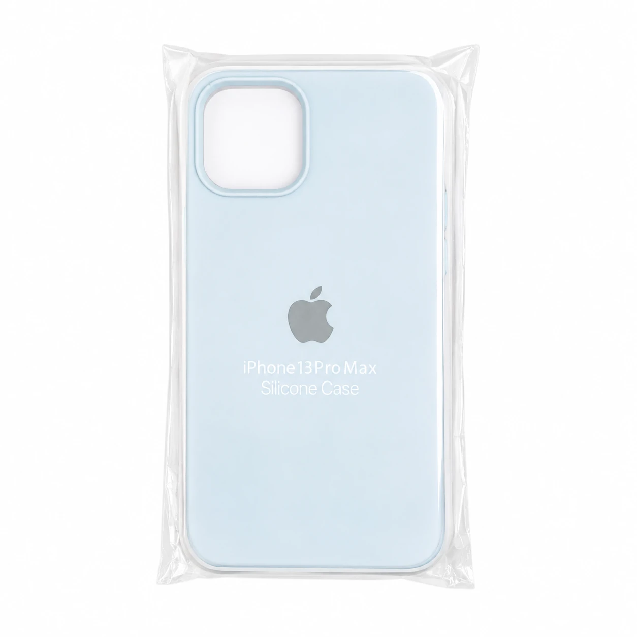 Capa Silicone Case Azul Claro para iPhone 13 Pro Max