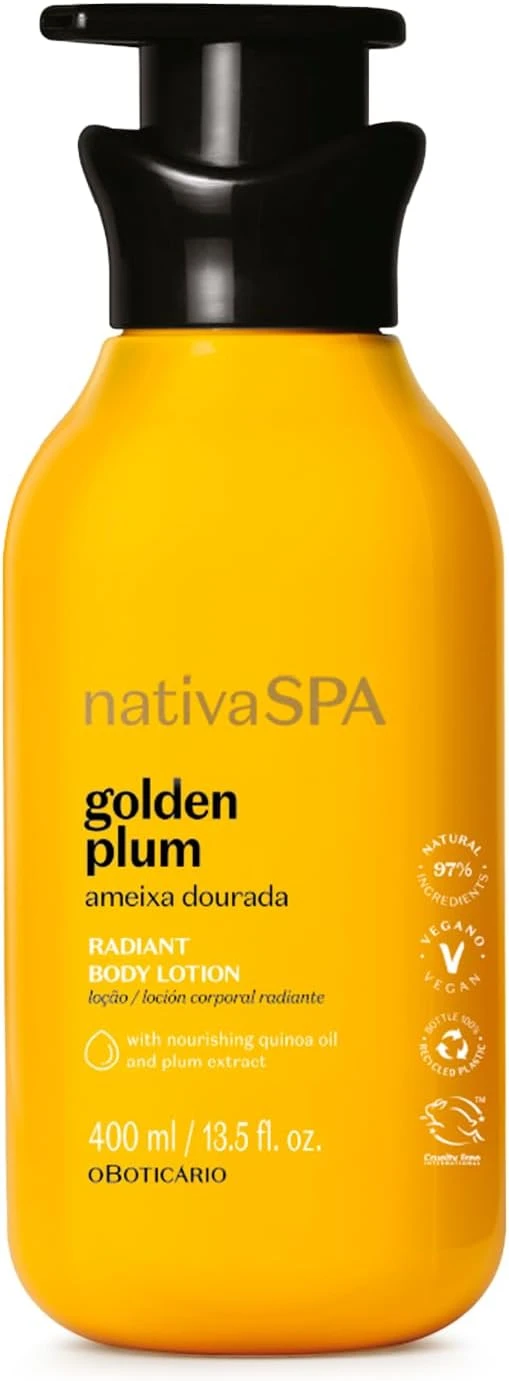 Loção Hidratante Corporal Nativa Spa Ameixa Dourada, 400ml