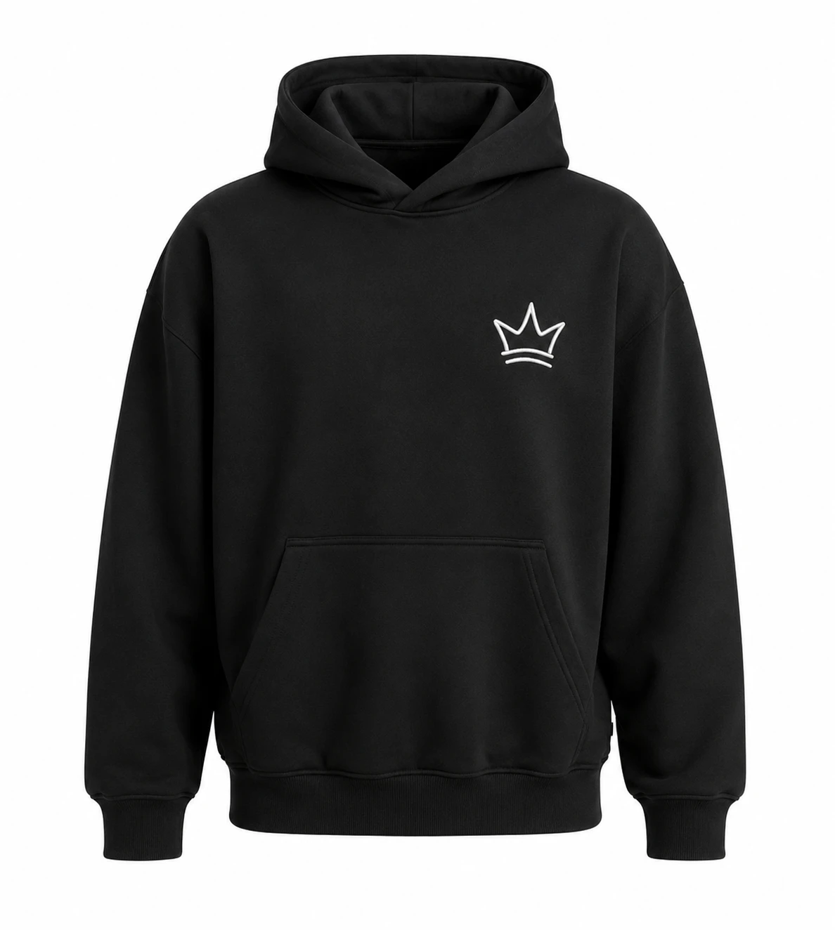 Casaco Monarca Oversized Premium – Preto Total