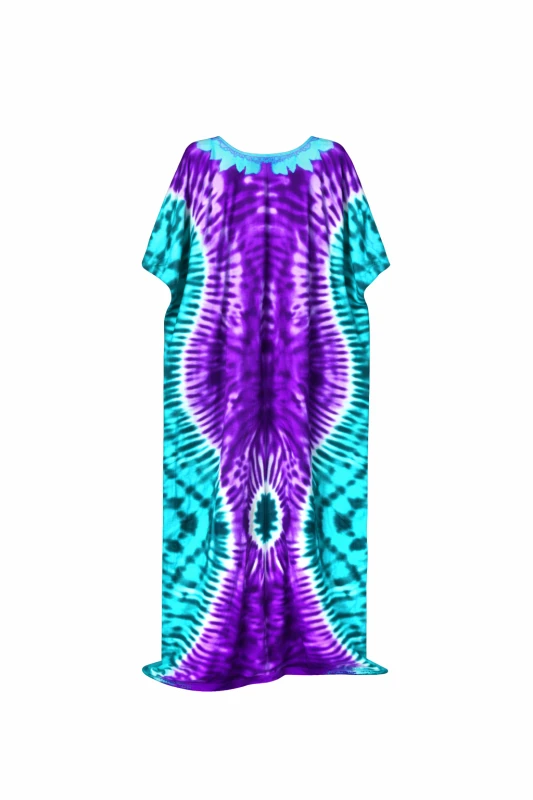 Vestido Kaftan Africano Longo Estampado