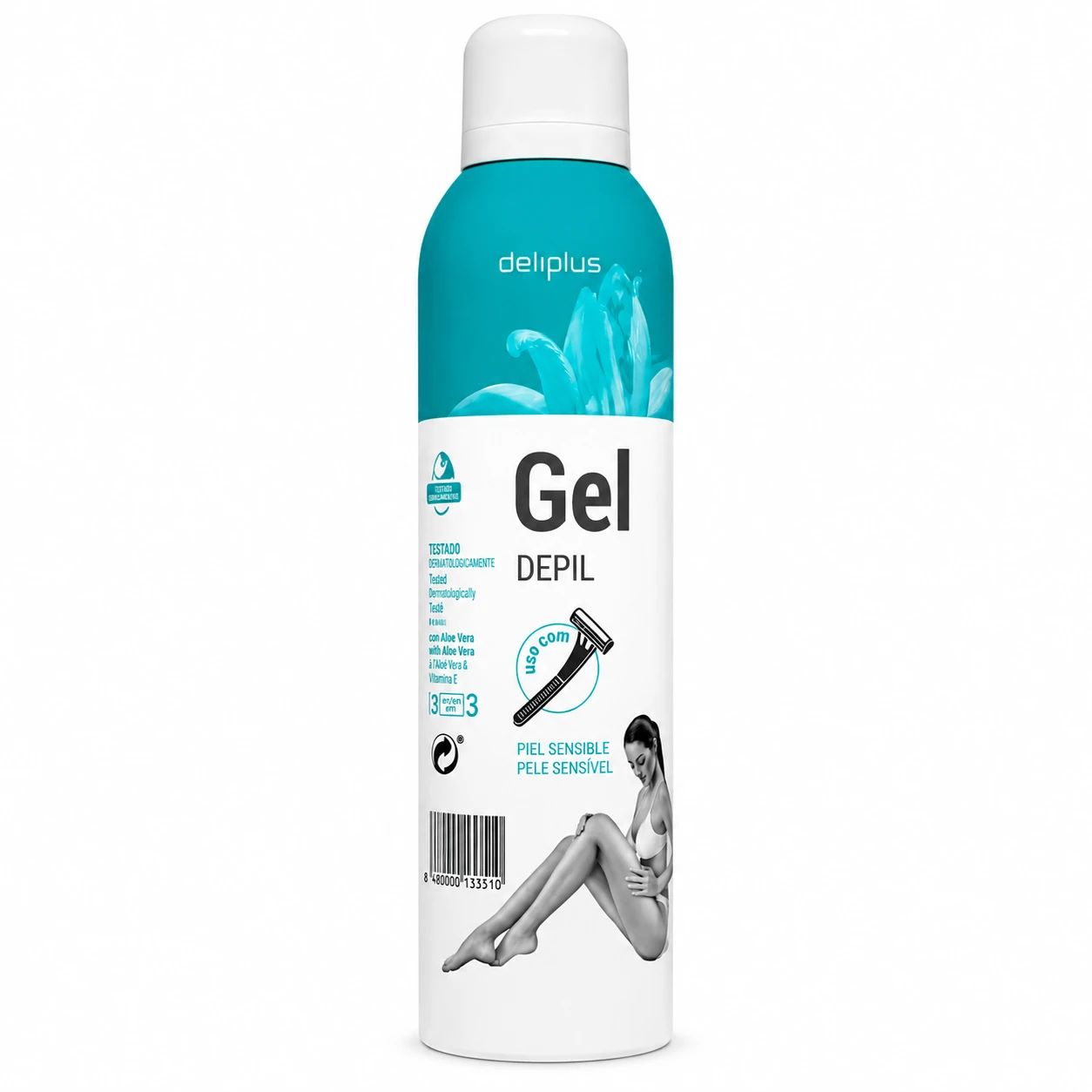 Gel Depilatório Deliplus para Pele Sensível 200 ml