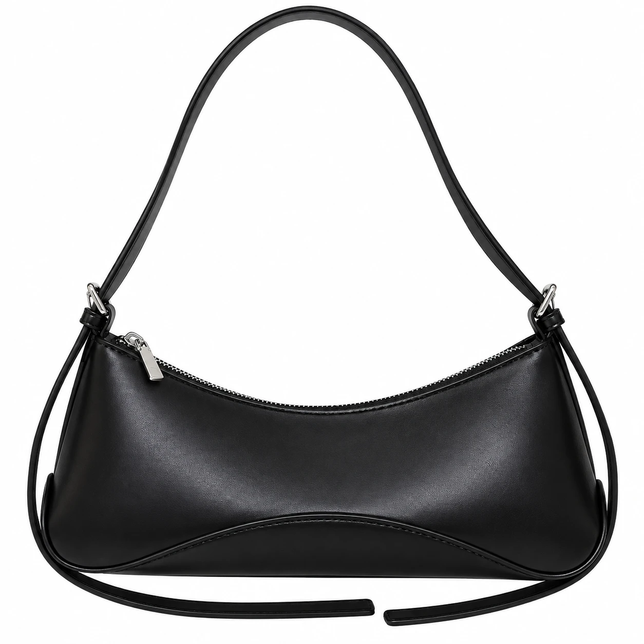 Bolsa Feminina de Ombro Preta com Alça